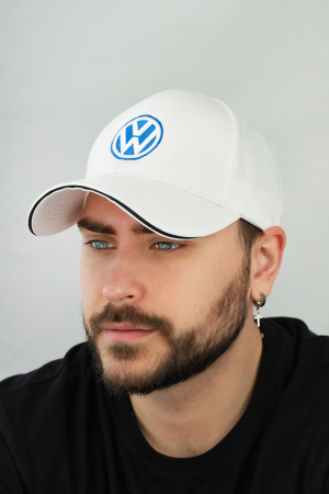 Бейсболка мужская  «Volkswagen»g» (1684) (белый)