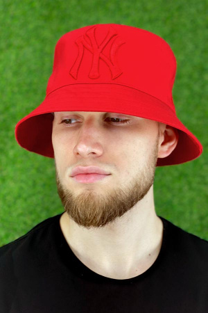 Мужская панама «NY Yankees» (1453) (красный)