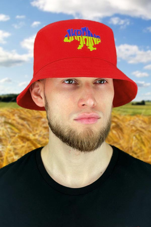 Мужская панама «Ukraine» (1450) (красный)