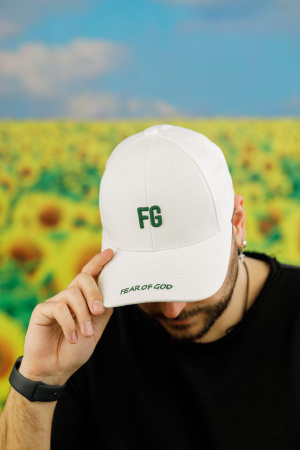 Бейсболка мужская "FG" (1637) (белый)