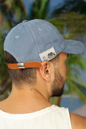 Мужская бейсболка «Fashion cap» (1613) (голубой)