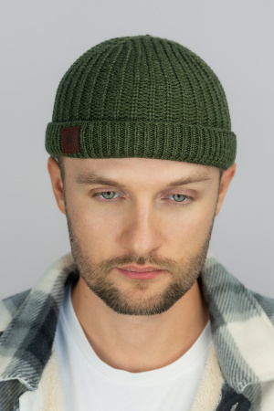 Мужская шапка-бини Braxton «Лукас» (7268) (хаки)
