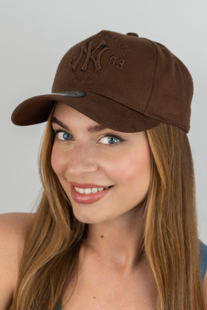 Бейсболка трекерка пятиклинка унисекс New York Yankees (1557)  (коричневый)