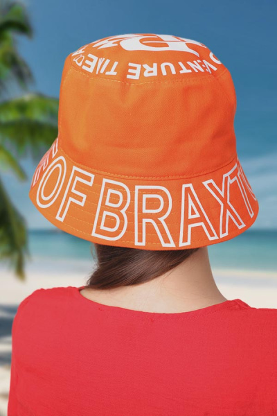 Панама «Sunshine Of Braxton» ⇒ цвет оранжевый вид сзади