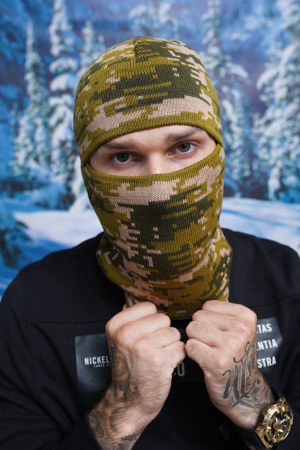 Балаклава в камуфляжной расцветке