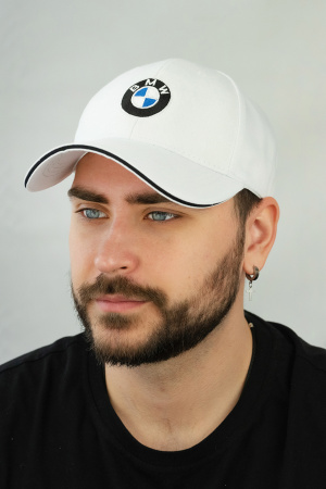 Бейсболка мужская «BMW Velocity» (1673) (белый)