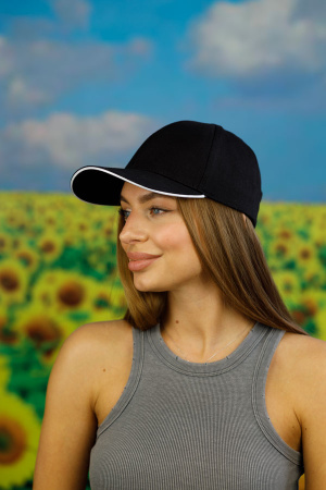 Бейсболка «Soft Ray» (1520) (черный)